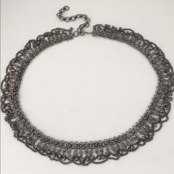 BELT NWOT UNIQUE METAL BELT (COLOR IS GUNMETAL) - Picture 3 of 7